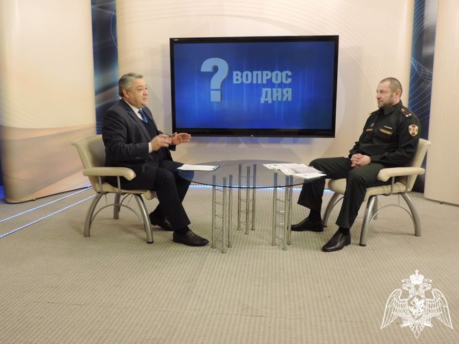 Офицер Росгвардии рассказал телезрителям Хакасии о порядке поступления в ведомственные ВУЗы 