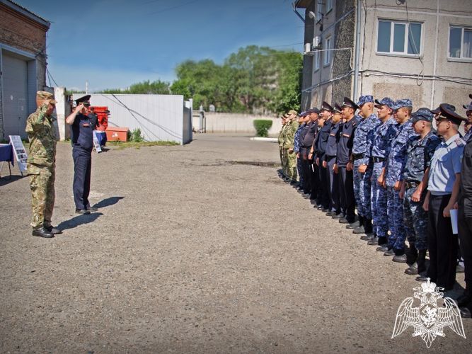 Летний период подготовки начался в подразделениях Росгвардии по Хакасии 
