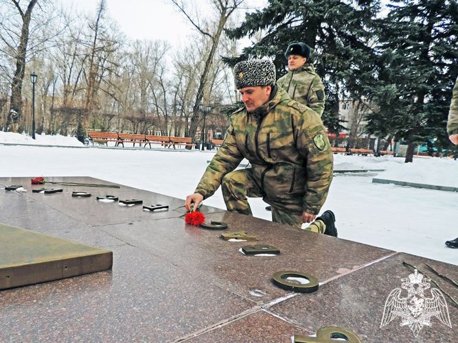 Росгвардейцы почтили память освободителей Ленинграда в Хакасии 
