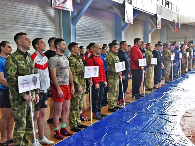 Команда Росгвардии из Хакасии выиграла чемпионат Сибирского округа по комплексному единоборству