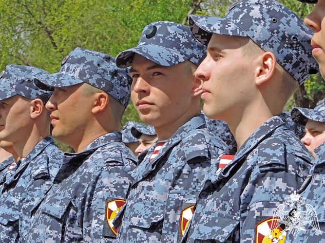 Ряды войск правопорядка пополнили новобранцы из Хакасии 