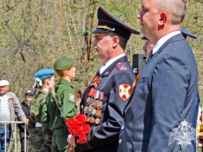 Представители Росгвардии приняли участие в Ритуале Памяти в Абакане