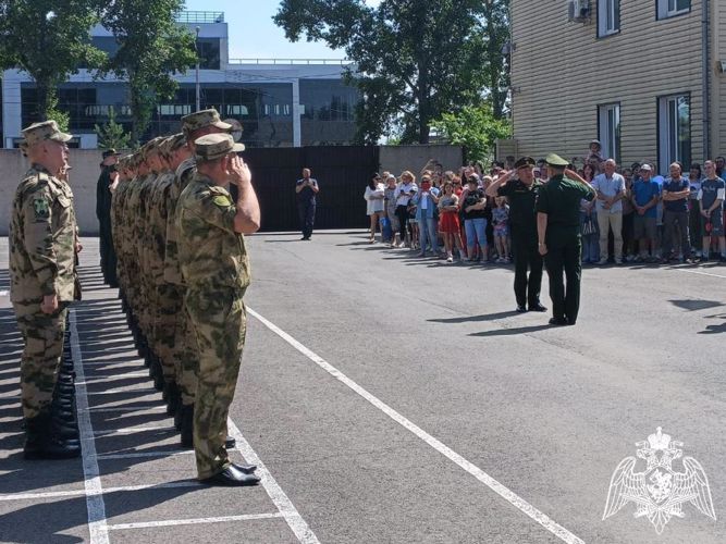 Очередная команда новобранцев из Хакасии пополнит ряды войск национальной гвардии России 
