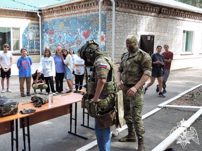 Акция «Каникулы с Росгвардией» проходит в Хакасии 