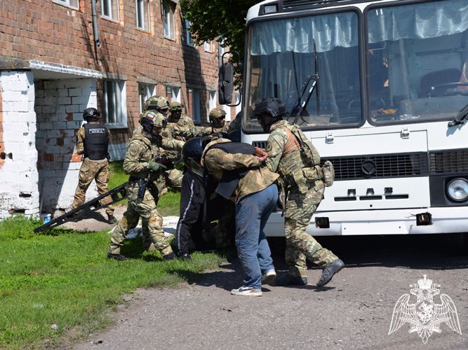 Росгвардия приняла участие в межведомственных учениях в Хакасии
