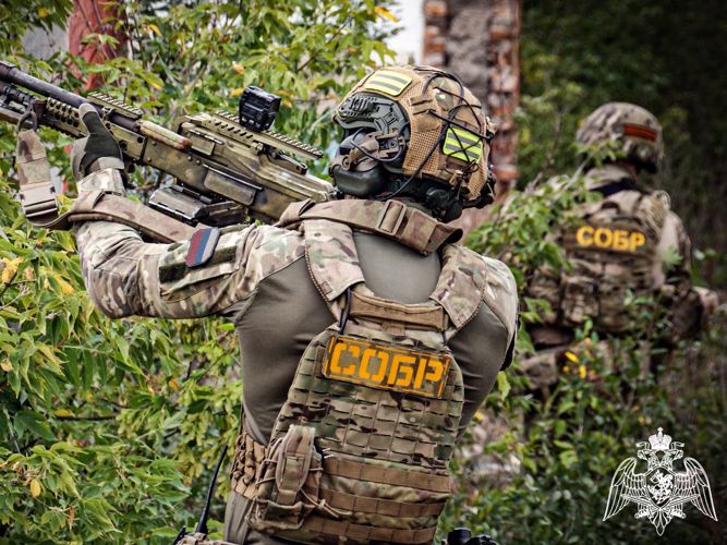 Профессиональный праздник отмечают сотрудники и ветераны СОБР Росгвардии по Хакасии