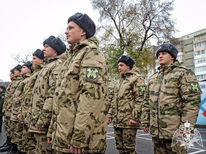 Команда новобранцев из Хакасии отправилась в войска национальной гвардии России 