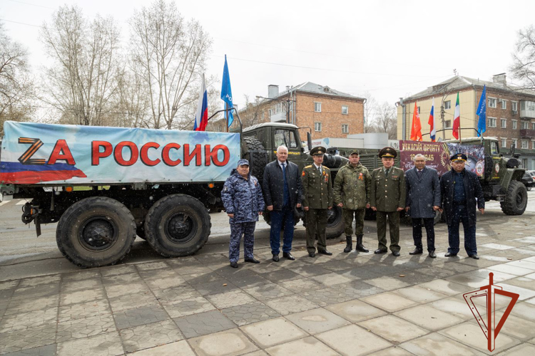 При участии росгвардейцев в канун Дня Победы в Хакасии стартовал автопробег