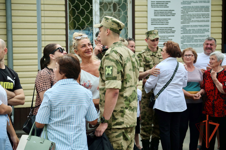 Очередная команда новобранцев из Хакасии пополнила ряды войск национальной гвардии 