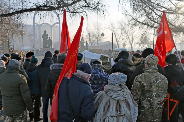 Офицеры Росгвардии почтили в Хакасии память погибших при исполнении служебного и воинского долга земляков