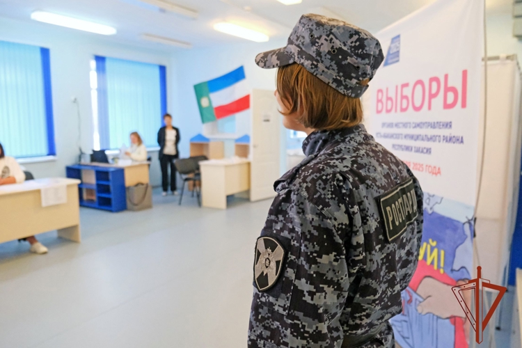 При участии Росгвардии в Хакасии обеспечена безопасность проведения единого дня голосования