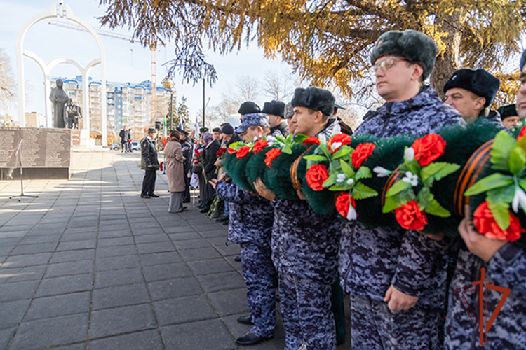 В Димитриевскую субботу росгвардейцы почтили память погибших земляков из Хакасии