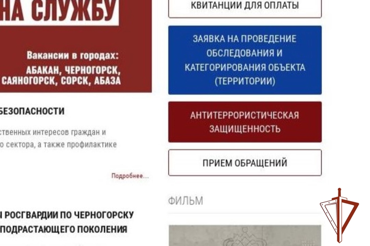 Росгвардия запустила новый онлайн-сервис для повышения антитеррористической защищенности объектов по всей стране 