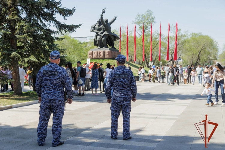 При участии росгвардейцев в Хакасии обеспечена безопасность празднования Дня Победы
