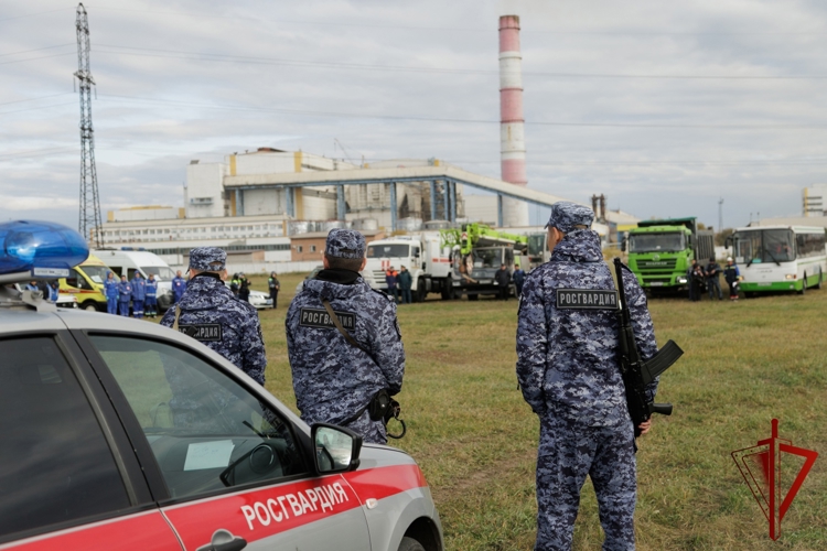 Росгвардейцы приняли участие в тренировке по ликвидации ЧС на Абаканской ТЭЦ